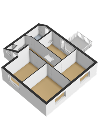Floorplan - Valkenburgseweg 20, 2223 KD Katwijk